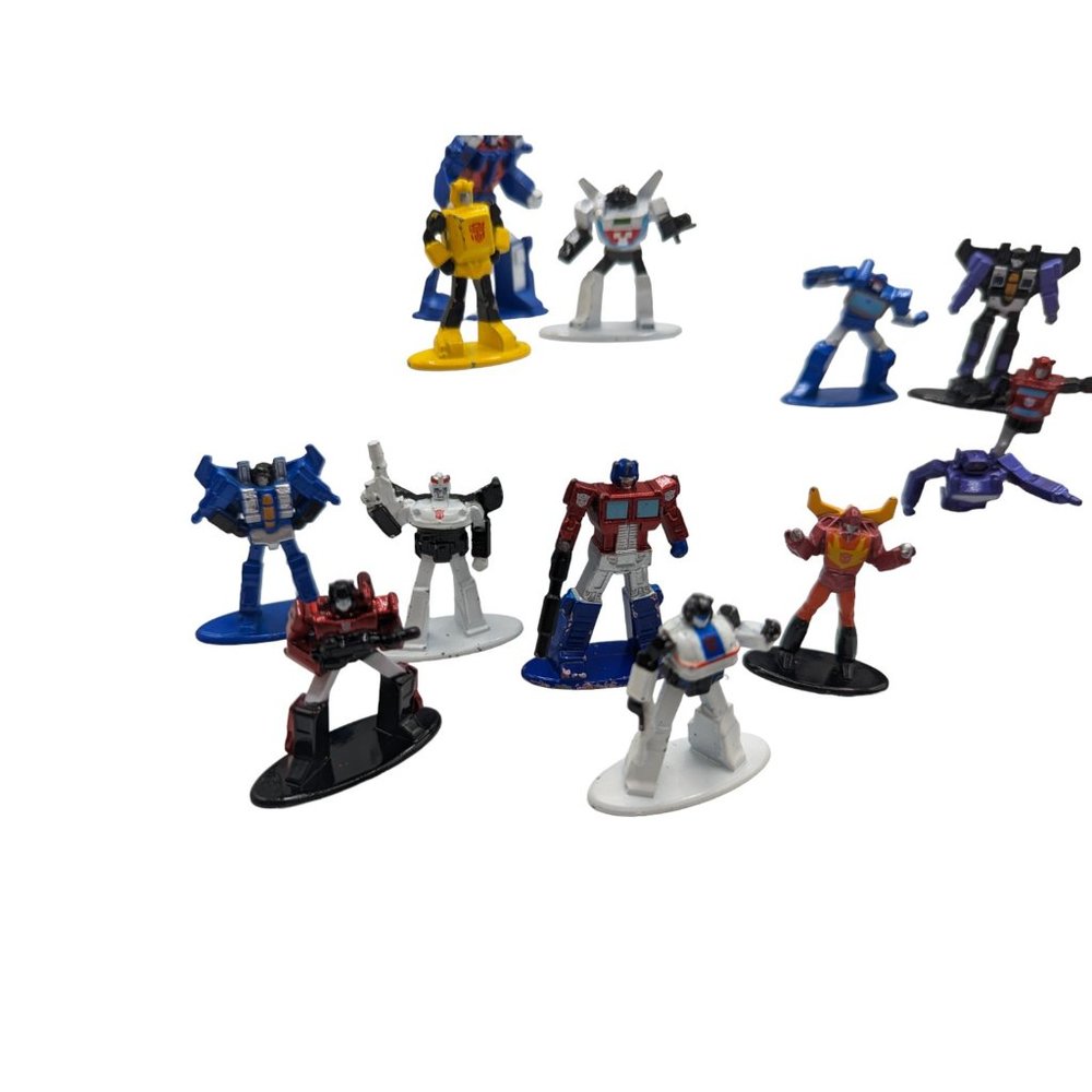 Hasbro Jada Toys Transformer Nano Metalfigs Die-Cast Figures Set of 17 - Picture 3 of 14